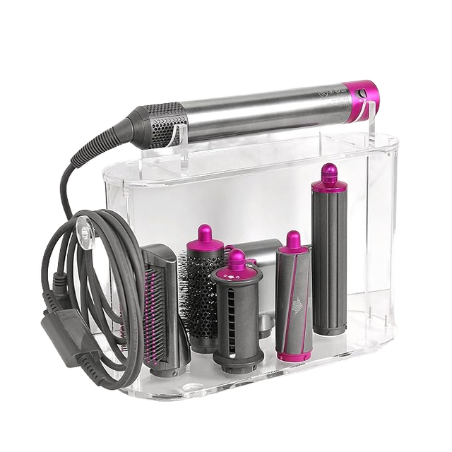 Airwrap Styler Accessories Storage Holder Acrylic 6 Holes Countertop Organizer Stand Long Barrel Attachments Display Racks