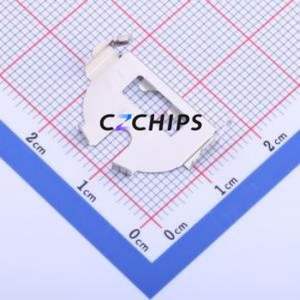 MY-2032-19 Button & Strip Battery Connector Through hole Component (THT) Connector Battery Clip CR2032 Phosphor Bronze Nickel - Product Image 2