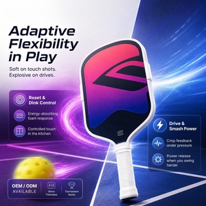Nouvelle Raquette de Pickleball OMNI 2026, Face en Fibre de Carbone T700, Noyau en Mousse <span class=keywords><strong>Double</strong></span> Anneau, 16mm, Légère, Contrôle du Spin - Product Image 2