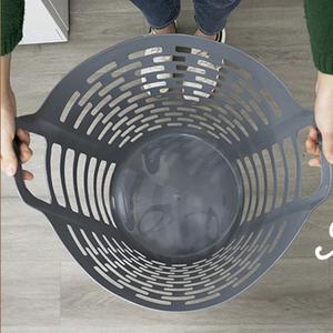 Cesta de <span class=keywords><strong>ropa</strong></span> <span class=keywords><strong>sucia</strong></span> para el hogar, cesta de almacenamiento de juguetes de gran capacidad, cesta de lavandería para baño, <span class=keywords><strong>cubo</strong></span> de plástico para <span class=keywords><strong>ropa</strong></span> - Product Image 4