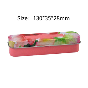 Custom <strong>Rectangular</strong> Flip-Top <strong>Tin</strong> Boxes for Lipstick Cosmetics Premium <strong>Metal</strong> Packaging Logo <strong>Printing</strong> Use - Product Image 5