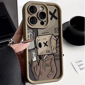 <span class=keywords><strong>Cover</strong></span> per Telefono Antiurto in TPU Stile Europeo e Americano con Impugnatura, Guscio Morbido per Tutti i Modelli - Product Image 3