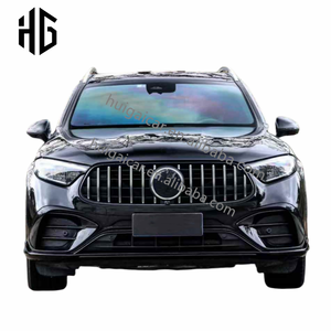 Le plus récent Kit Surround de Style <span class=keywords><strong>AMG</strong></span> pour Mercedes Benz <span class=keywords><strong>GLC</strong></span> <span class=keywords><strong>2023</strong></span> + X254 Kits d'assemblage de lèvre de pare-chocs avant de voiture avec Kit de carrosserie de tuyau d'échappement - Product Image 2