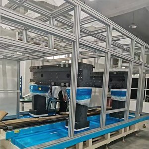 Custom Aluminum Alloy Equipment Frame 6063 6000 Series Anodized Square Industrial Profiles For Automation Support - Product Image 3