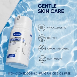 Marque privée Rétinol Crème raffermissante pour le cou Collagène <span class=keywords><strong>Vitamine</strong></span> B5 Crème jour et nuit pour le visage Crème raffermissante réparatrice anti-âge pour le cou - Product Image 3