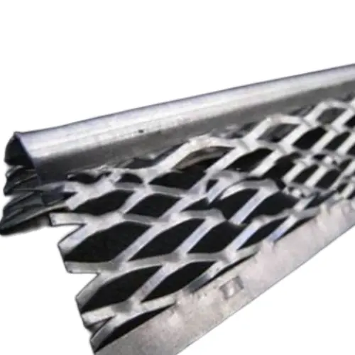 Hot Dipped Galvanized Expanded Metal Corner Reinforcement and Protection Angle Bead / Corner Bead