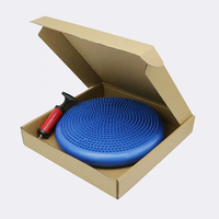 Boule semi-circulaire de massage de qualité supérieure thérapie musculaire des tissus profonds des pieds Fitness Pot de massage des pieds en PVC gonflable demi-pointe boule Durian