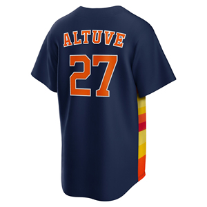 Camisetas de Béisbol Cosidas para Hombre, Versión sin Estampado, 27 <span class=keywords><strong>Jose</strong></span> Altuve, 44 Yordan <span class=keywords><strong>Alvarez</strong></span>, 3 Jeremy Pena, Tallas S-3XL - Product Image 3