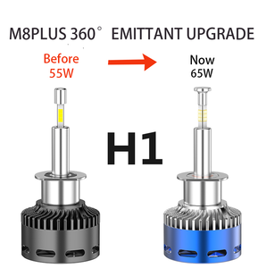Nuevo M8 <span class=keywords><strong>Plus</strong></span> Bombilla de Faro de coche H7 H4 LED 360 Iluminación 130W Canbus 12V Reemplazar bombilla halógena a LED H7 H4 - Product Image 5