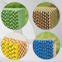 Coussin de refroidissement en nid d'abeille, rideau humide en cellulose pour système de refroidissement agricole, serre, industrie, élevage de volailles