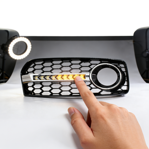 1 Paio di Coperture per Fari Fendinebbia con LED, Accessori e Parti per Veicoli, Griglie Compatibili con <span class=keywords><strong>Audi</strong></span> B8 A5 Sport 2009-2011 - Product Image 3
