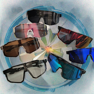 Nouvelles lunettes de soleil de sport pour jeunes de la marque FH, personnalisées, pour le cyclisme, taille adulte, monture en PC, verres multicolores, protection UV400 - Product Image 3