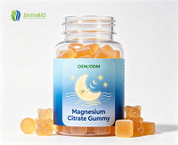 Suplemen Permen Kunyah Magnesium Kompleks Vegan Label Pribadi OEM, Magnesium Sitrat dengan Absorpsi Tinggi untuk Tidur