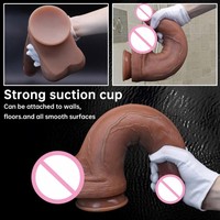 Dildo Realista de Silicona Líquida para Masturbación Femenina, Grande, Grueso y Enorme, Juguetes Sexuales para Adultos de Textura Suave, Juguetes Sexuales y Lencería