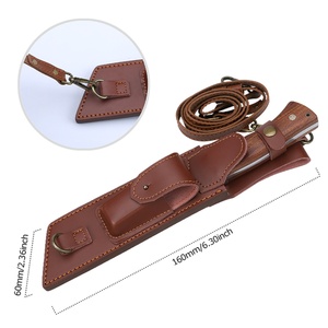 Navaja de Bolsillo Personalizable OEM de Acero Inoxidable D2, Hoja Recta Tipo Sheepsfoot, Mango de Madera, Táctica, Supervivencia, Caza, Bricolaje, Industrial - Product Image 5