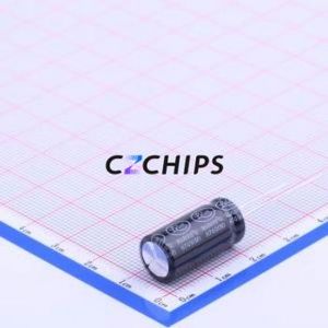 Condensador Electrolítico de Aluminio de Montaje Pasante RGA471M1HBK-1020G, Componente de Montaje Pasante THT, D10xL20mm 470uF 20% 50V 5mm - Product Image 2