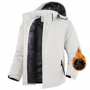 Men's <b>Winter</b> Parka Fleece Lined Thickened Warm Outdoor <b>Waterproof</b> Hiking Mountaineering Camping <b>Jacket</b> - Product Image 2