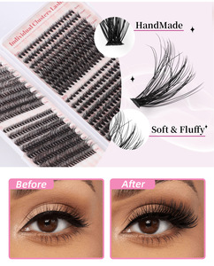 Vente en gros de nouveaux faux cils DIY à grappe unique 640 grappes mixtes Logo personnalisé - Product Image 5
