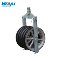 Professional Manufacturer High High Quality Cable Rollers Cable Pulling Rollers Bundle Conductor Pulley For Transmission Line