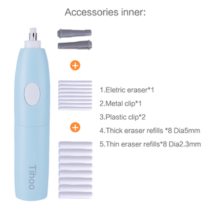 Tẩy chì điện Tenwin 8306 kiểu mới, hoạt động bằng pin, dùng cho vẽ phác thảo, chất liệu nhựa - Product Image 6