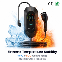 Chargeur de voiture électrique portable intelligent avec contrôle par application, 7 kW, 32 A, courant réglable, prise Type 2 CEE, IEC 62196-2, câble de charge rapide pour voiture électrique