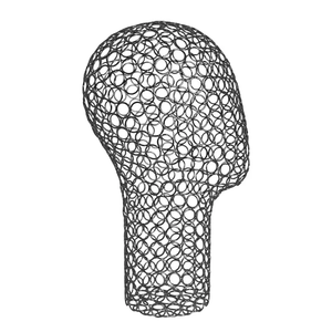 Vente en gros <span class=keywords><strong>mannequin</strong></span> de tête en fil de métal pour présentoir de chapeau perruques écharpe lunettes présentoir en forme de tête de <span class=keywords><strong>fer</strong></span> support pour magasin de détail - Product Image 4