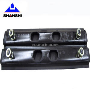 แผ่นยางสลักเกลียวบน14 "350มม. เหมาะสำหรับรถขุดขนาดเล็ก K035 KX030 KX040 KX121 KH101 RX501แผ่นรองรองเท้าแผ่น SK032 - Product Image 1