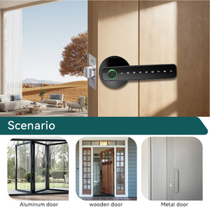 Cerradura Inteligente para Puerta de Vidrio y Aluminio Camakt 2025 Tuya, Desbloqueo con Huella Dactilar, Llave Inteligente para Teléfono Inteligente, Compatible con la Nube - Product Image 4
