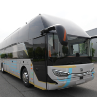 Autocar de tourisme haut de gamme neuf, personnalisé, 51 places, diesel, conduite à gauche, avec toilettes, 12,5 mètres de long, pare-brise double couche