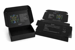 Caja de Cartón Reciclado Ecológica para Envíos, con Estampado en Caliente Plateado, Caja de Regalo para Envíos - Product Image 2