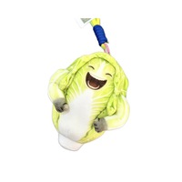 Porte-clés musical en peluche chou chantant, jouet en coton pour filles