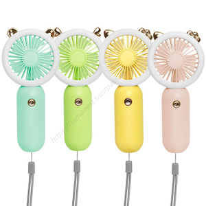 Ventilador de Mano Portátil Recargable USB LT187, Mini Ventilador con Luz Nocturna LED, Pequeño Ventilador de Refrigeración, Venta al Por Mayor - Product Image 2