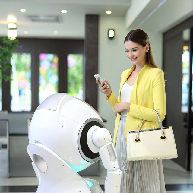 UBTECH AI-Powered Commercial Reception Robot Multi-Task Automation and Cloud Management for Business Services