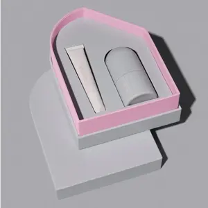 Geburtstag Hautpflege-Set Papierbox Luxus-Lippenpflege-Trio-Verpackungsboxen für Hautpflegeprodukt Lippe nach der Pflege Gel-Hautpflege Geschenkbox