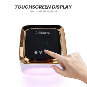 Lampe à ongles UV LED sans fil SUN S40 48W rechargeable portable avec écran LCD, lumière de durcissement professionnelle pour vernis gel, utilisation en salon ou à domicile - Product Image 5