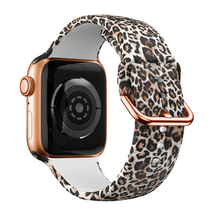 Pulsera de moda impermeable de goma impresa correa de silicona para <span class=keywords><strong>Apple</strong></span> Watch Band 8 Ultra 49mm 40/41/44/45mm iwatch Series 7 se 6 3 - Product Image 3