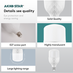 AKKOSTAR 50 <span class=keywords><strong>W</strong></span> T BULB <span class=keywords><strong>E27</strong></span> portalámparas 6500K AC 185-265V DOB DRIVER RA80 PF0.5 100LM/<span class=keywords><strong>W</strong></span> - Product Image 5