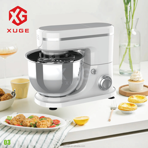 Batidora Eléctrica de Acero Inoxidable para Repostería con Soporte, Gancho Amasador y Carcasa de Plástico, Mezcladora de Alimentos OEM Transfronteriza para Hornear - Product Image 1