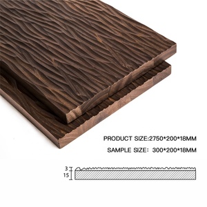 MUMU 3D Gỗ Rắn Nội Thất Trang Trí Gỗ Gỗ Trần Ốp Wainscoting Ván Khuôn Hàng Rào <span class=keywords><strong>Panel</strong></span> - Product Image 5