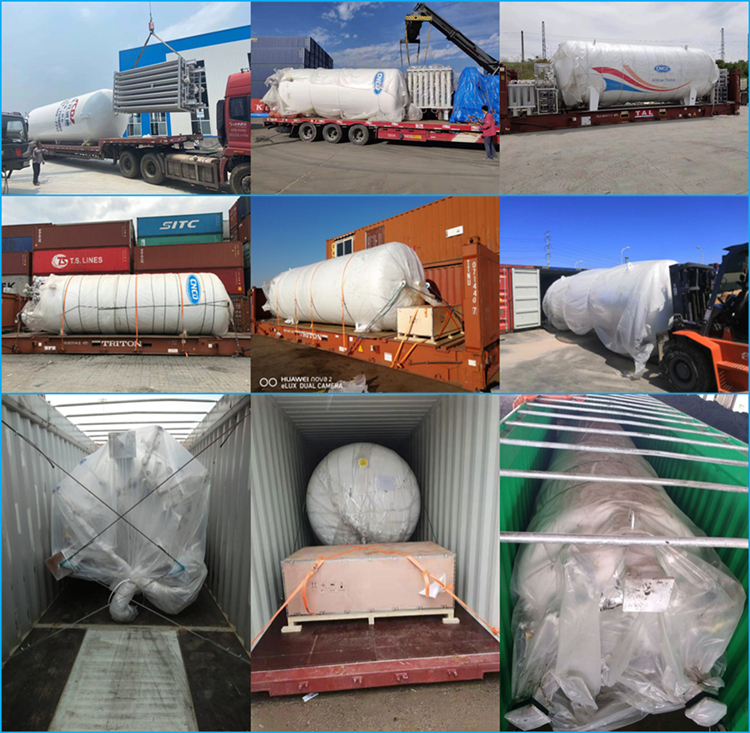 Food Grade 10M3 21.6Bar Liquid Co2 Container Carbon Dioxide Storage