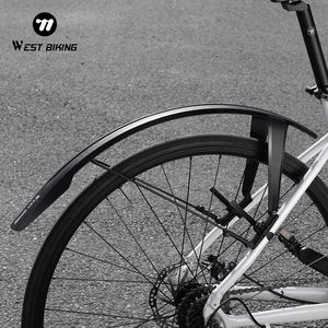 Juego de Guardabarros Elásticos para Bicicleta WEST BIKING, Cobertura Completa, Diseño Ancho, Arco Largo, Aerodinámico, para Bicicleta de Montaña, Ciclismo, Plegable, Reforzado - Product Image 6