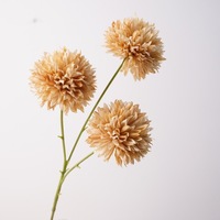 Künstliche Ping Pong Chrysanthemen Seidenblumen für Schulanfang, Chinesisches Neujahr, Hochzeit, Heimdekoration, Handgefertigt und Umweltfreundlich
