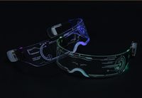 Lunettes LED créatives à prix d'usine, lunettes lumineuses LED, lunettes de fête colorées LED