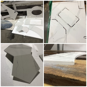 Titan cộng với 5 + 1 trục CNC cầu đã thấy máy CAD đầu vào thạch anh đá chìm cắt máy móc - Product Image 5