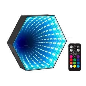 Lampe miroir LED tendance, décoration murale, lumière hexagonale LED, éclairage extérieur intelligent hexagonal LED - Product Image 1