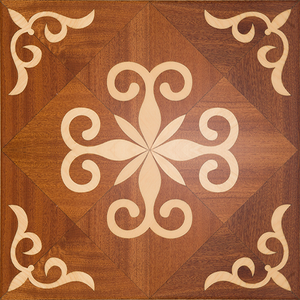 Parquet en bois AVANTIMORA, bois naturel ignifuge, qualité industrielle REACH, ABC 14 mm, multicouche, teck, T&G, pour restaurant - Product Image 2