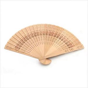 Chinese Modern Handmade Bamboo Handle Painted Flower Japandi Style Small Hand Fans for Summer - Product Image 3