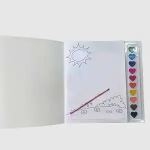 Libros para colorear personalizados para niños, libro para colorear para niños, dibujo a color