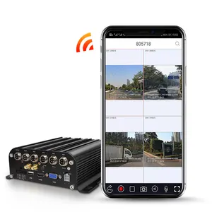 Truck 4G GPS WIFI HDD MDVR 4CH AHD Mobile MDVR CMSV6 Platform for Car Bus DVR