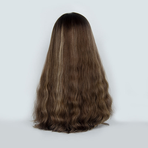 Pelucas al por mayor de cabello humano virgen ruso con base de seda, encaje transparente, peluca judía de longitud larga, tallas de gorra pequeñas/promedio - Product Image 2